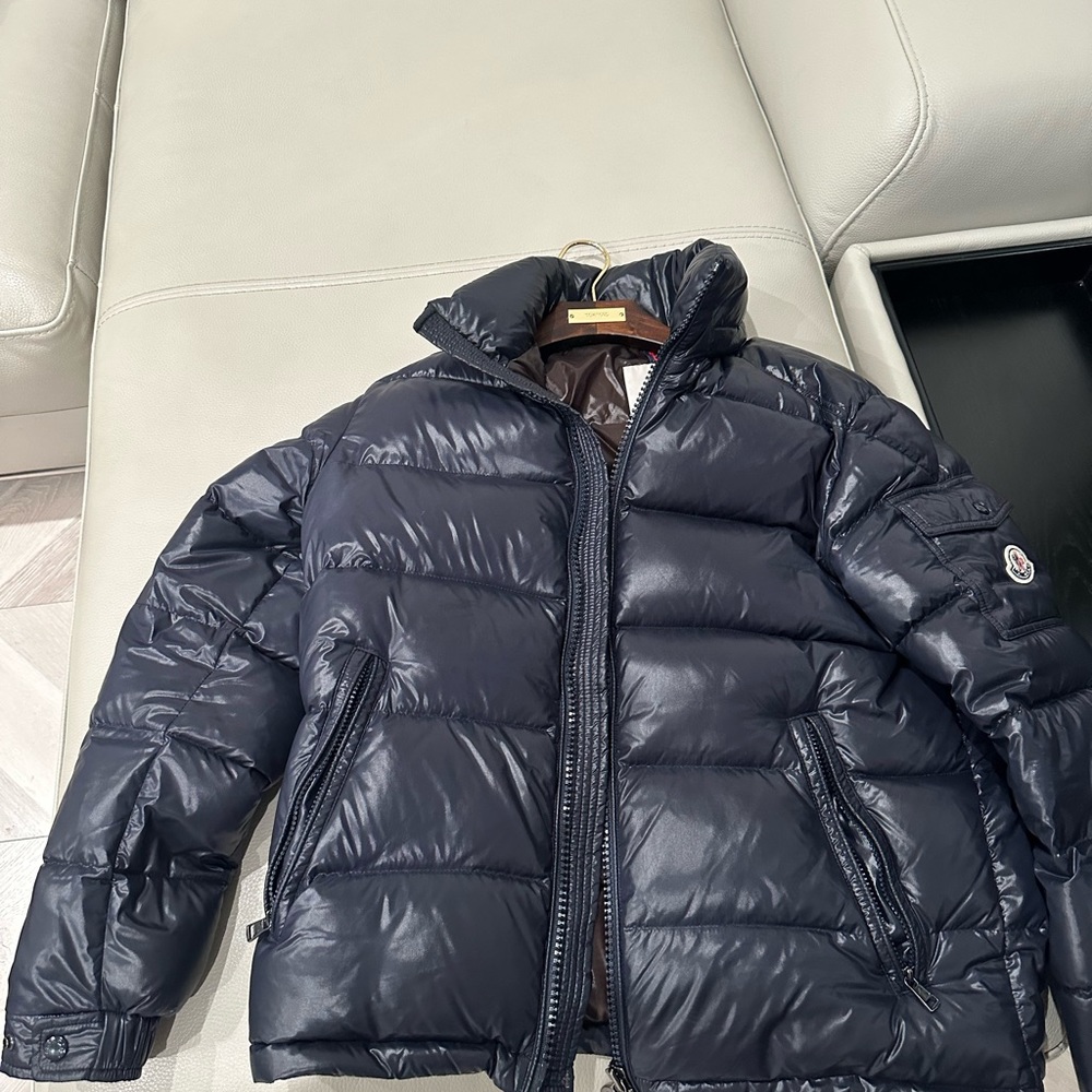 Moncler Blue Maya Jacket Size 3